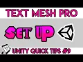 How to Use TextMesh Pro in Unity Quick Tips