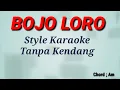 Download Lagu BOJO LORO Style Karaoke Tanpa kendang || chord Am