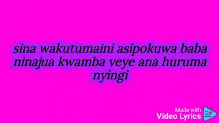 NARUDI KWAKO BABA NIPOKEE KWA UPENDO 