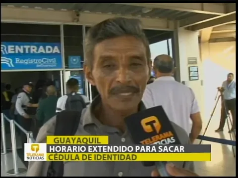 Horario extendido para sacar cédula de identidad