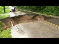 Bicyclist dies in New Castle after riding in washed out road