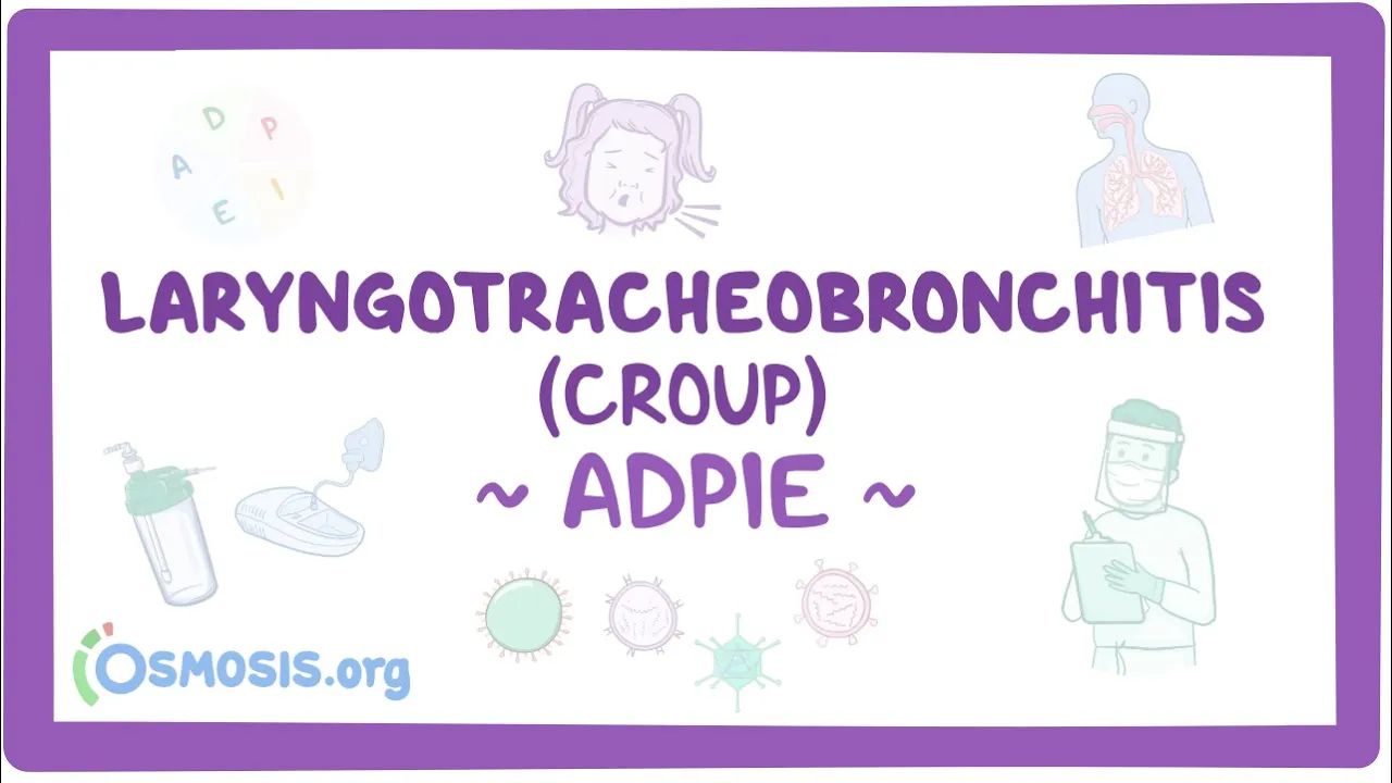 Laryngotracheobronchitis (LTB) & croup: Nursing Process (ADPIE)