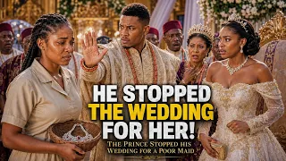 he was meant to marry a royal bride but stopped the whole wedding for a poor maid nollywood viral