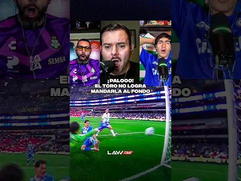 ¡SE CANTABA EL GOL! El remate del Toro que reventó el poste.