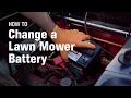 How to Change a Lawn Mower Battery