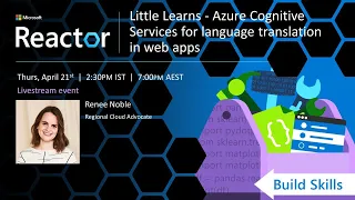 Little Learns - Azure Cognitive Services for language translation in web apps