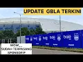 Lagu Semakin Keren  !! Sponsor ditempel di dinding lapangan  Pendamping stadion GBLA 