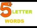 5 Letter Words