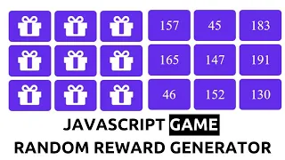 How to Build JavaScript Game Reward Random Number Generator Functionality In Hindi