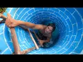 I Built a Secret Underground House with a Hidden Swimming Pool - Primitive Survival Build