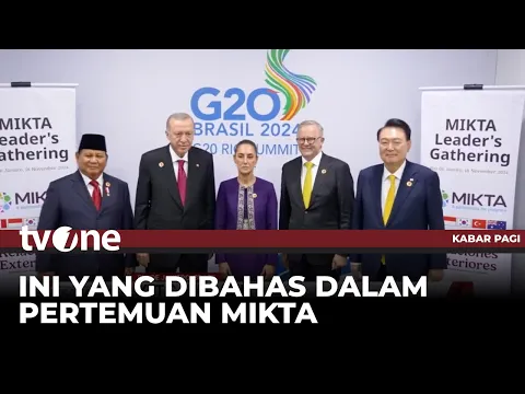 Pertemuan Prabowo dengan Pemimpin Negara Anggota MIKTA