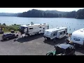 DJI Mini Aerial Drone of Port of Siuslaw RV Campground Florence Oregon