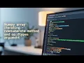 NumPy Array Iterating tutorial in Hindi Part 2 Ndenumerate method Op - Dtypes Argument Part 89