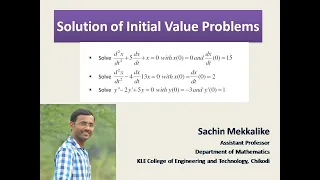 Solution of Initial Value Problems 18MAT21 Module 2