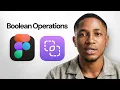 Learn Figma Basic Shapes and Boolean Tools Union Subtract Intersect Exclude