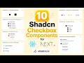 9 Shadcn Checkbox Components for React Next js Projects