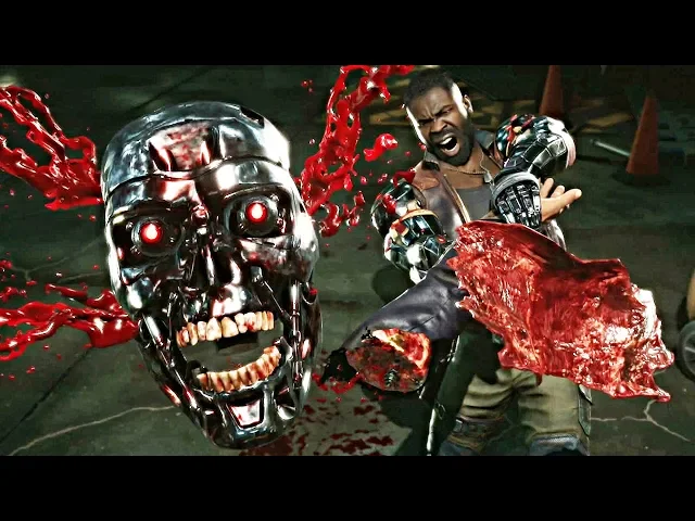 Mortal Kombat 11 - ALL Fatalities On Terminator T-800!!