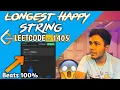 LeetCode 1405 Longest Happy String Heap Solution for Maximum Efficiency Detailed Explanation