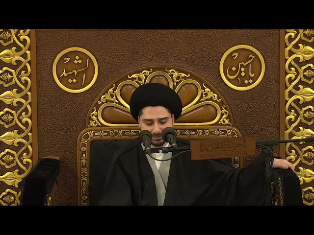 ⁣أنشودة : حبُّ علي بن أبي طالبِ .. أحلى من الشهد لدى الشارِبِ .. سيد حسين شبر