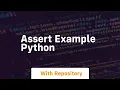 assert example python