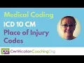 ICD 10 CM Place of Injury Codes