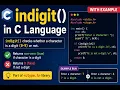isdigit function in C with Examples
