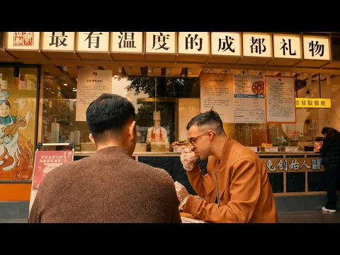 Italian Chef Tries Eating Rabbit Head in China (Local Delicacy)