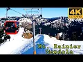 Mt Rainier Gondola Ride In Winter Crystal Mountain - Washington SMA VLOGS