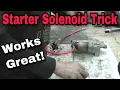 AMAZING Solenoid Trick Try This EPIC Trick Honda Kohler Briggs Kawasaki