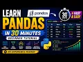 Learn Pandas in 30 Minutes Beginner Tutorial