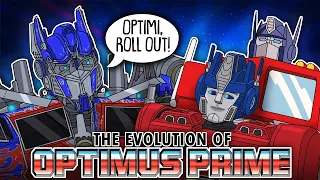 the evolution of optimus prime animated 