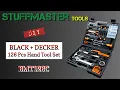 BLACK DECKER 126 Pcs Hand Tool Kit Set BMT126C