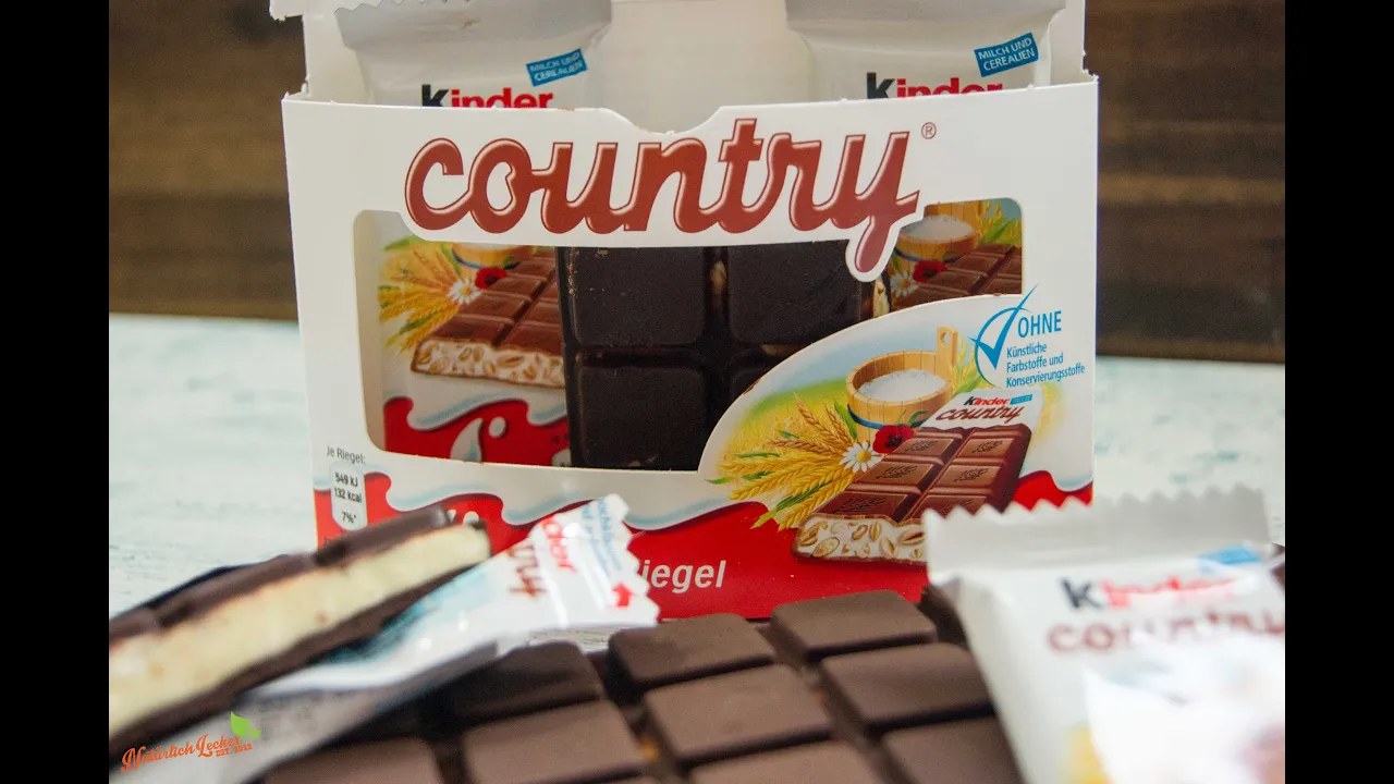 
          
          
          
            
            Kinder Country selber machen | Schokolade mit Cerealien -- Rezept und Anleitung
          
        . 