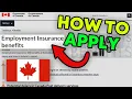 How To EASILY Apply For Employment Insurance EI Benefits Online NEW 2025 Canada Guide