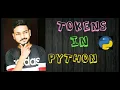 Tokens in Python priyansh Jain python tutorials for beginner