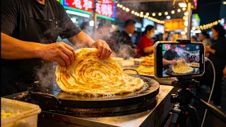 【LIVE】Street food livestream: making flatbread.
