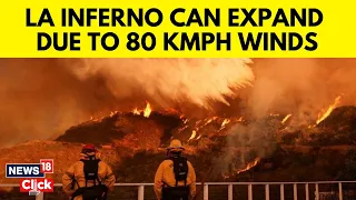 Los Angles Wildfire | California Wildfires Can Expand Due To 80 Kmph Winds | California Fire | N18G