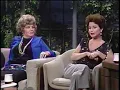 Shelley Winters Annie Potts on The Tonight Show--June 1984