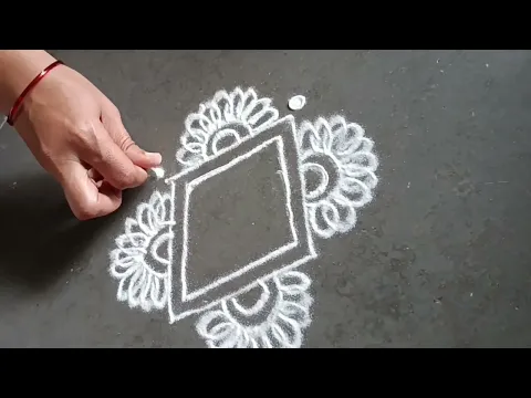 Download MP3 3 Easy & Simple Rangoli🌼🌸 #viralvideo #rangoli