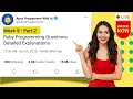W9-PART 2 Ruby Questions with detailed explanation