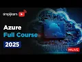 Microsoft Azure Full Course 2026 Azure Tutorial for Beginners Azure Training Simplilearn