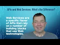 APIs and Web Services What s the Difference