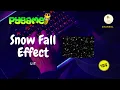 Pygame Effect Snowfall display using Pygame in Python LIT