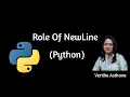 What does the argument newline do in the open function