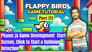 JavaScript Game Development full course Start Screen Click to Start Collision Detection Part 3