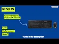 CHERRY Stream Desktop Comfort Review BEST Quiet Wireless Keyboard Mouse Combo for Office Work
