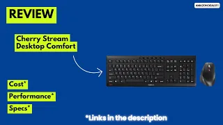 CHERRY Stream Desktop Comfort Review BEST Quiet Wireless Keyboard Mouse Combo for Office Work
