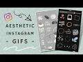 THE BEST AESTHETIC GIFS STICKERS FOR INSTAGRAM STORIES