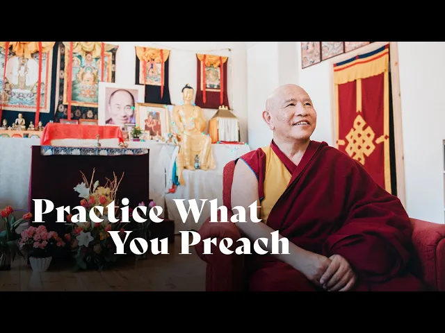 Practice What You Preach | Jhado Rinpoche [Turn on Captions]