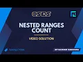 Nested Ranges Count Solution CSES Problemset Sorting and Searching